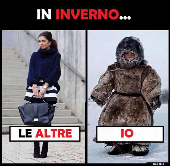 In inverno.. BESTI.it immagini divertenti, foto, barzellette, video