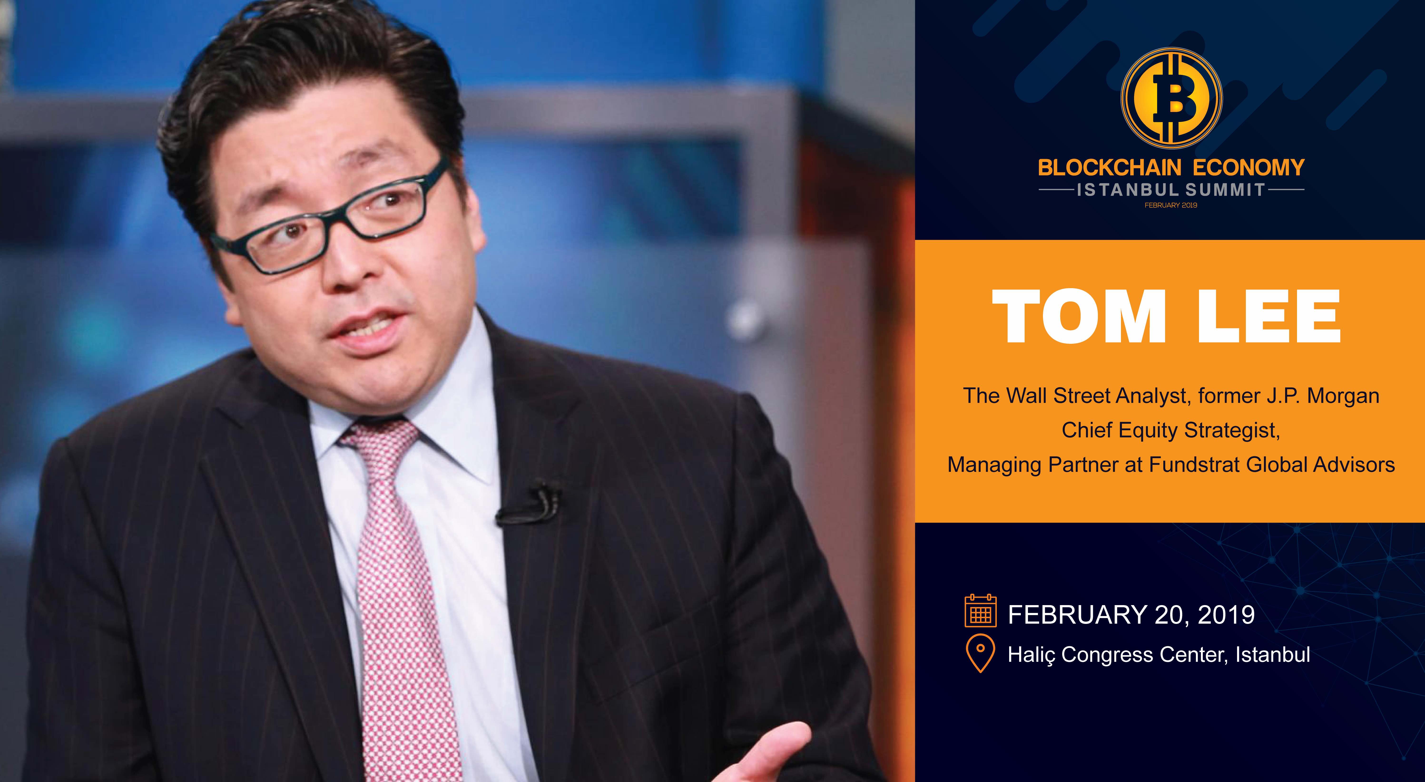 Tom LEE at the Blockchain Economy Istanbul Summit! Best ICO for you