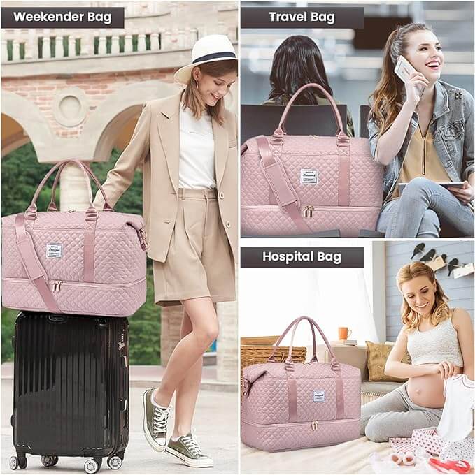 Buy LOVEVOOK Travel Duffle Bag,Weekender Bags for Women with Shoe