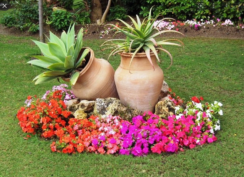 Flower Beds In Containers Planting Schemes Best Landscape Ideas