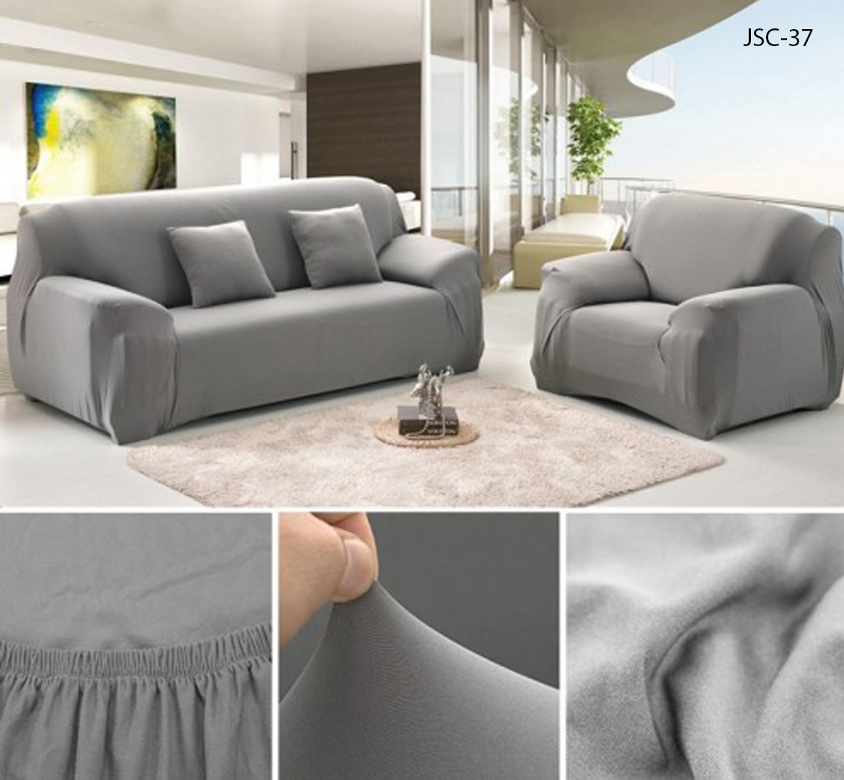 Fitted Sofa Cover for 1 seater , 2 Seater , 3 Seater , 5 Seater , 6