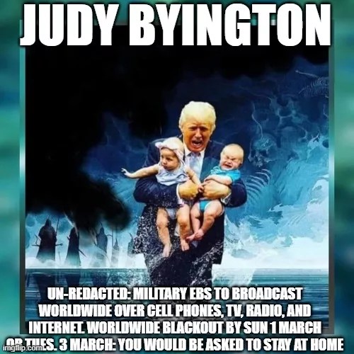 Judy Byington UnRedacted Military EBS To Broadcast Worldwide Over
