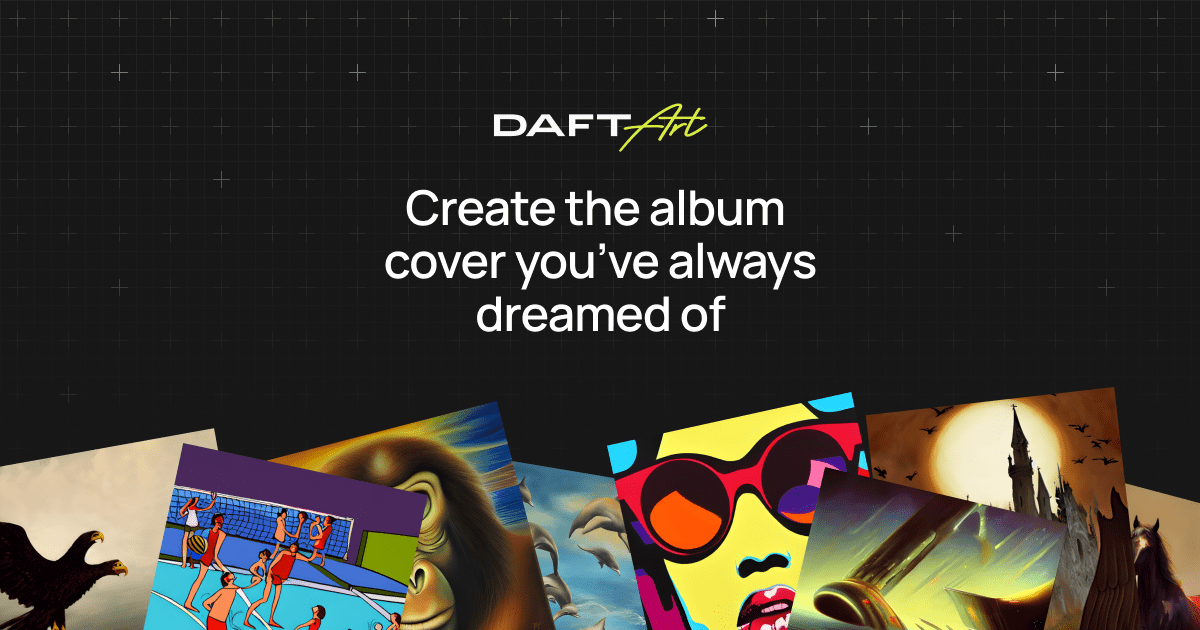 Daft Art AIcreated album covers
