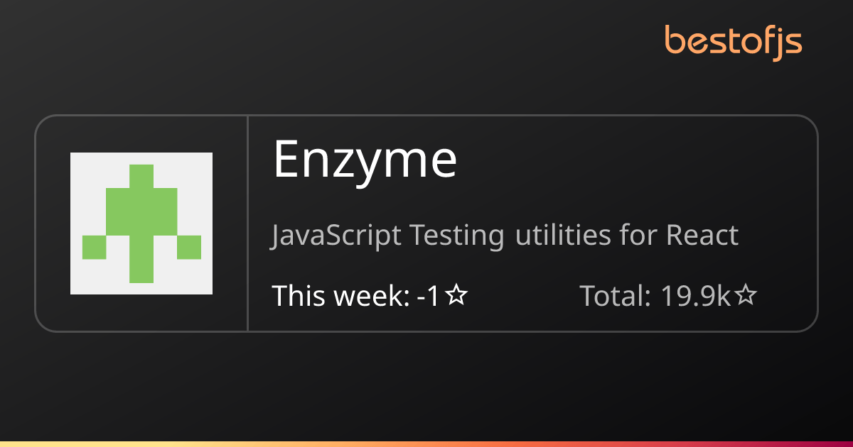Best of JS • Enzyme