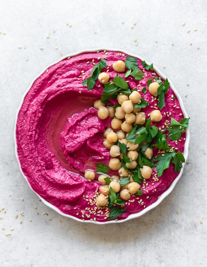 Beet Hummus Best of Vegan