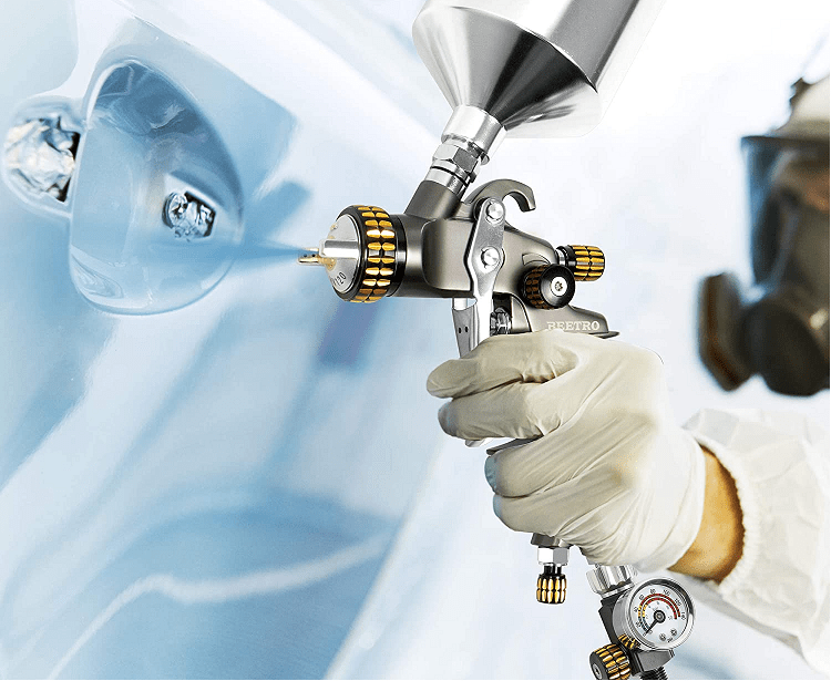 Tool Force AC1 50 PSI 2in1 HVLP Spray Gun Reviews Best Paint