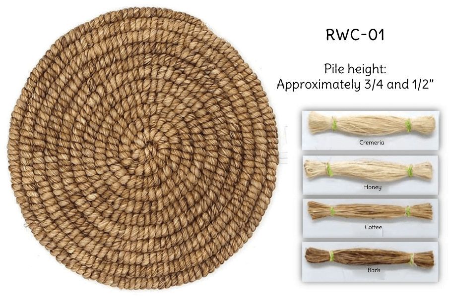 Round Woven Abaca Carpet & Rug Best Philippine Products