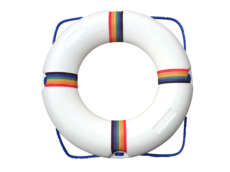 Plastic Ring Buoy for Swimming Pools 21 inch with Perimeter Rope eBay