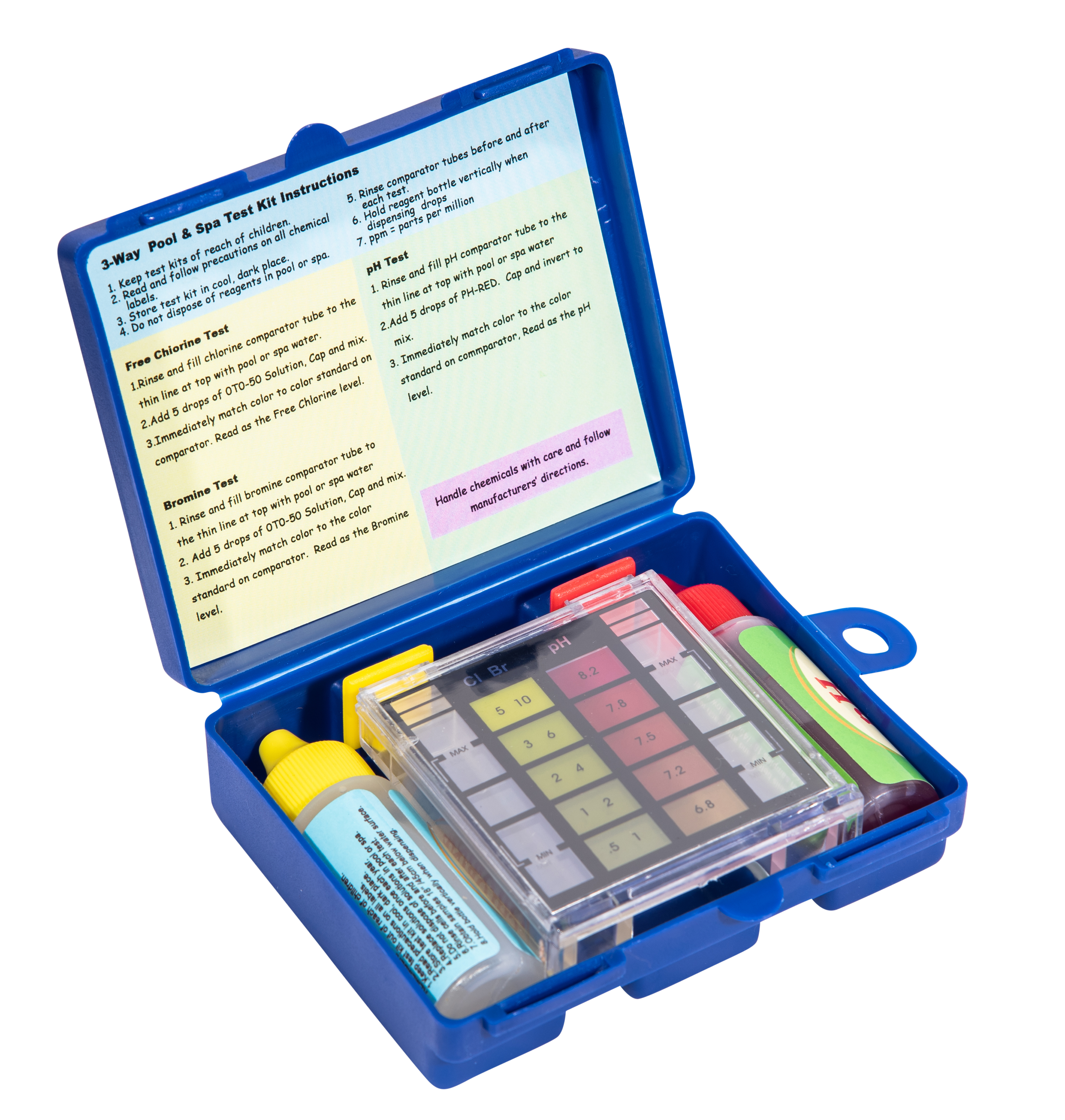 Swimming Pool Water Test Kit for Chlorine, Bromine and PH