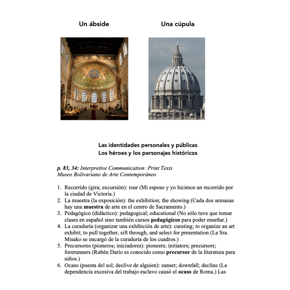 Las identidades personales y públicas Lesson Plans for AP Spanish Best PowerPoints for Spanish