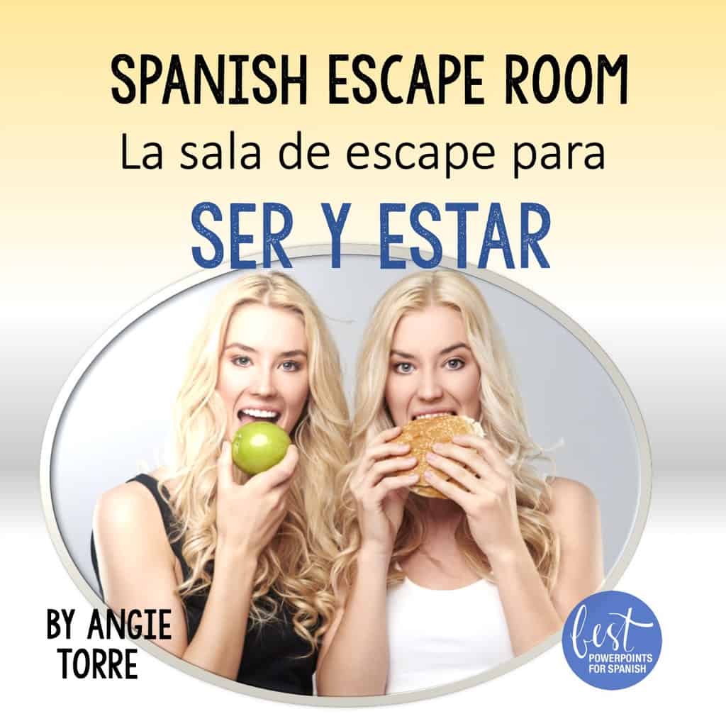 Spanish Ser Estar Digital Escape Room Best PowerPoints for Spanish