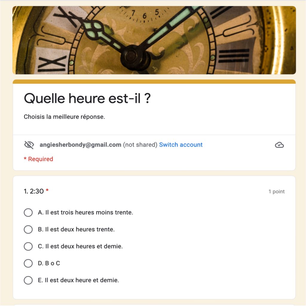 How to Tell Time in French PowerPoint and Activities Best PowerPoints