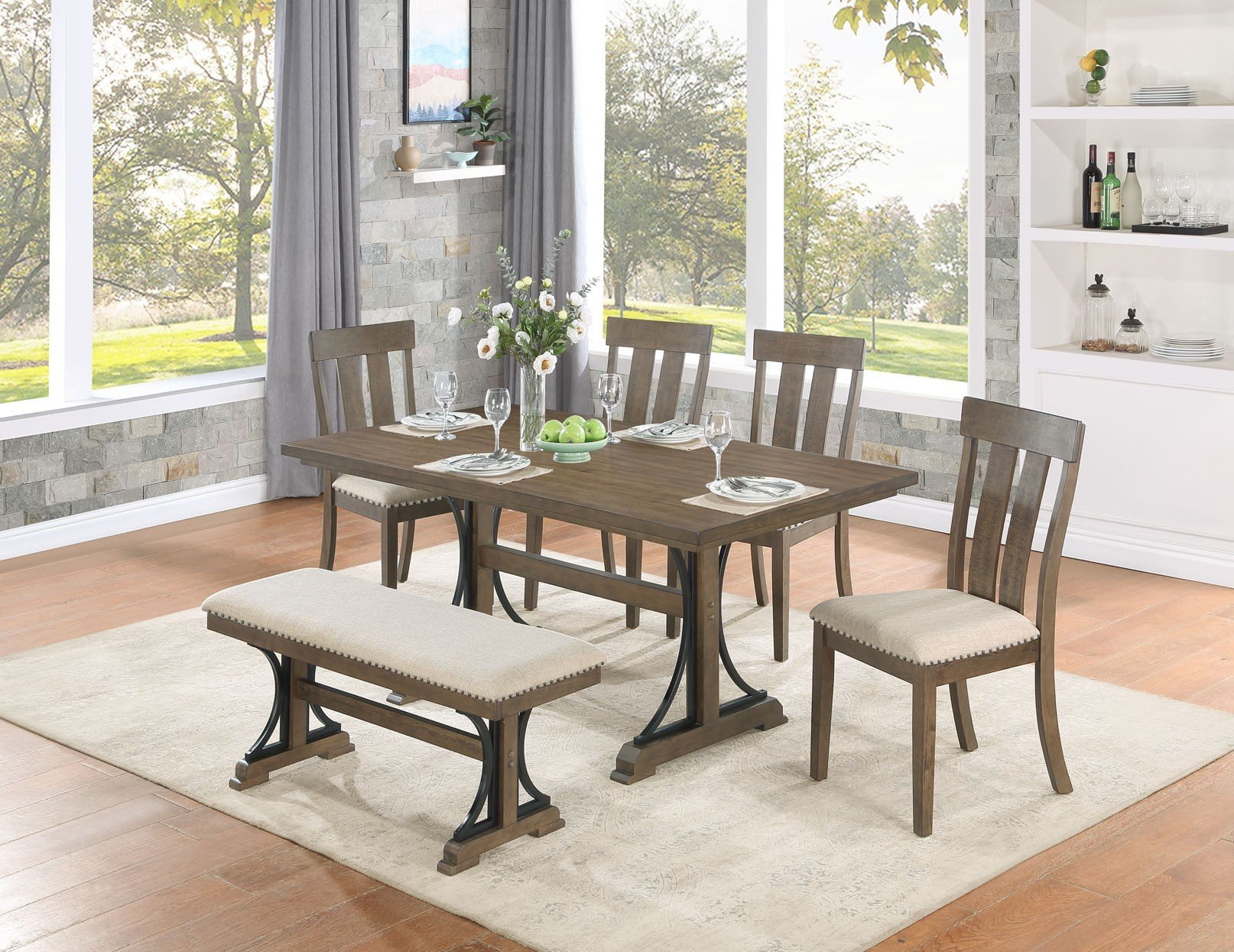 D174DT (& D178) Fixed Dining Table Best Quality Furniture