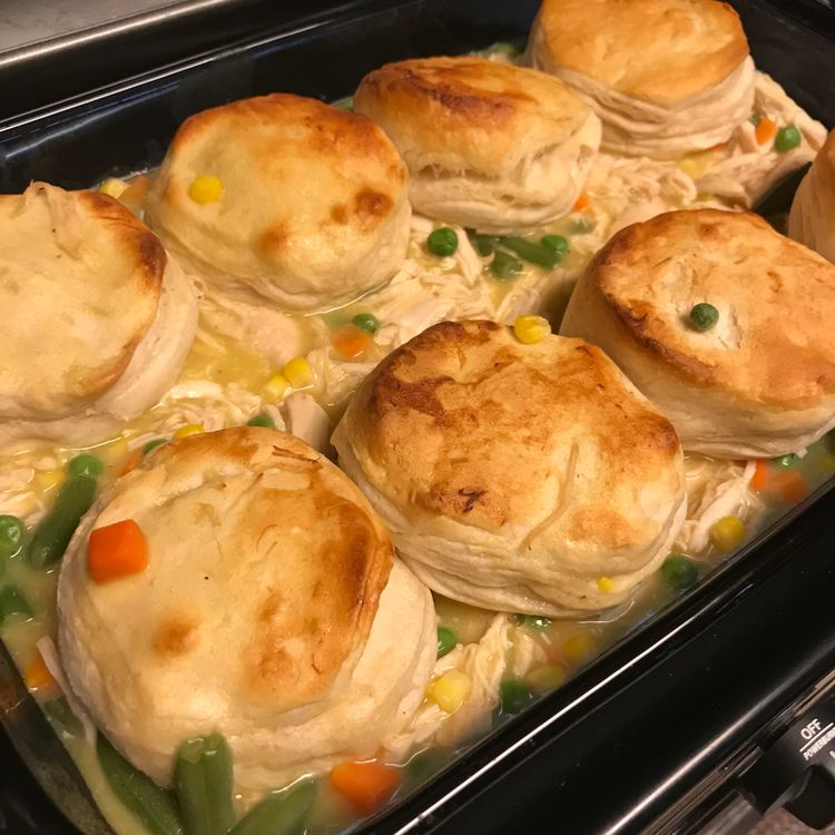 Biscuit Chicken Pot Pie BestQuickRecipes