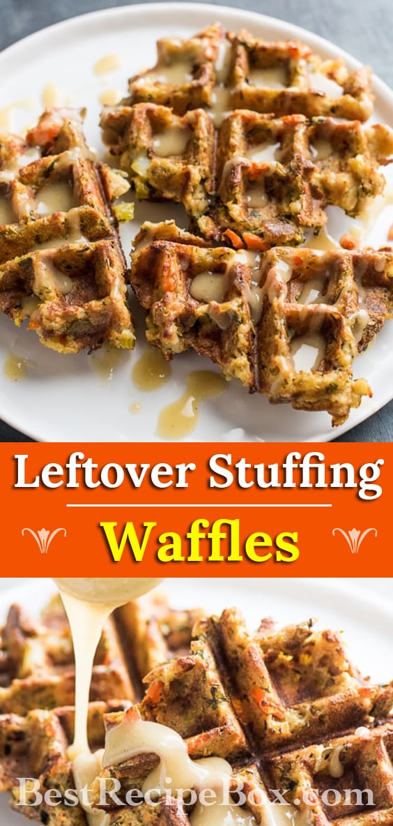 Thanksgiving Leftover Stuffing Waffles Recipe EASY! Best Recipe Box