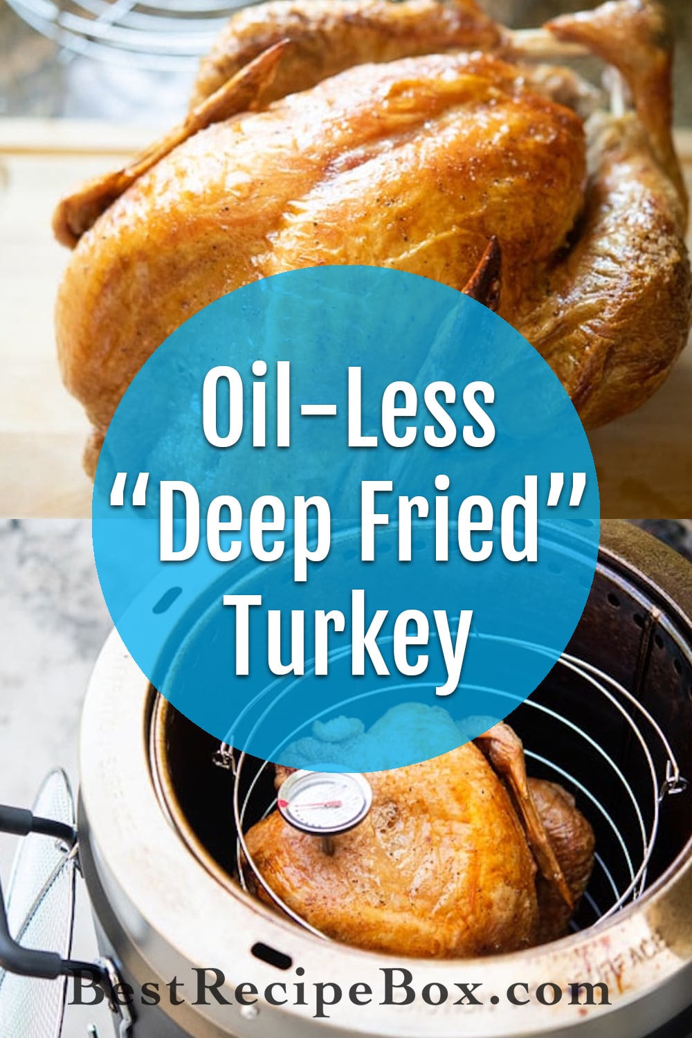 Oil Less Deep Fried Turkey Air Fryer Crispy Skin Best Recipe Box