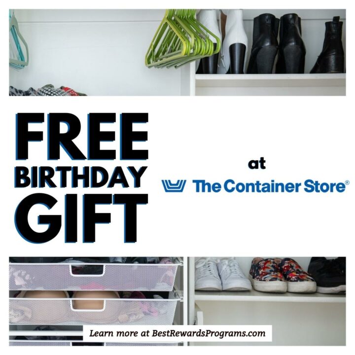 Free Birthday Gift at The Container Store