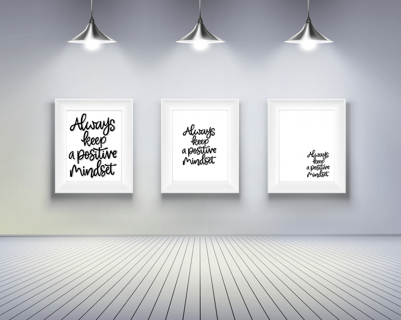 Always Keep A Positive Mindset Wall Art Best Self Help Solutions