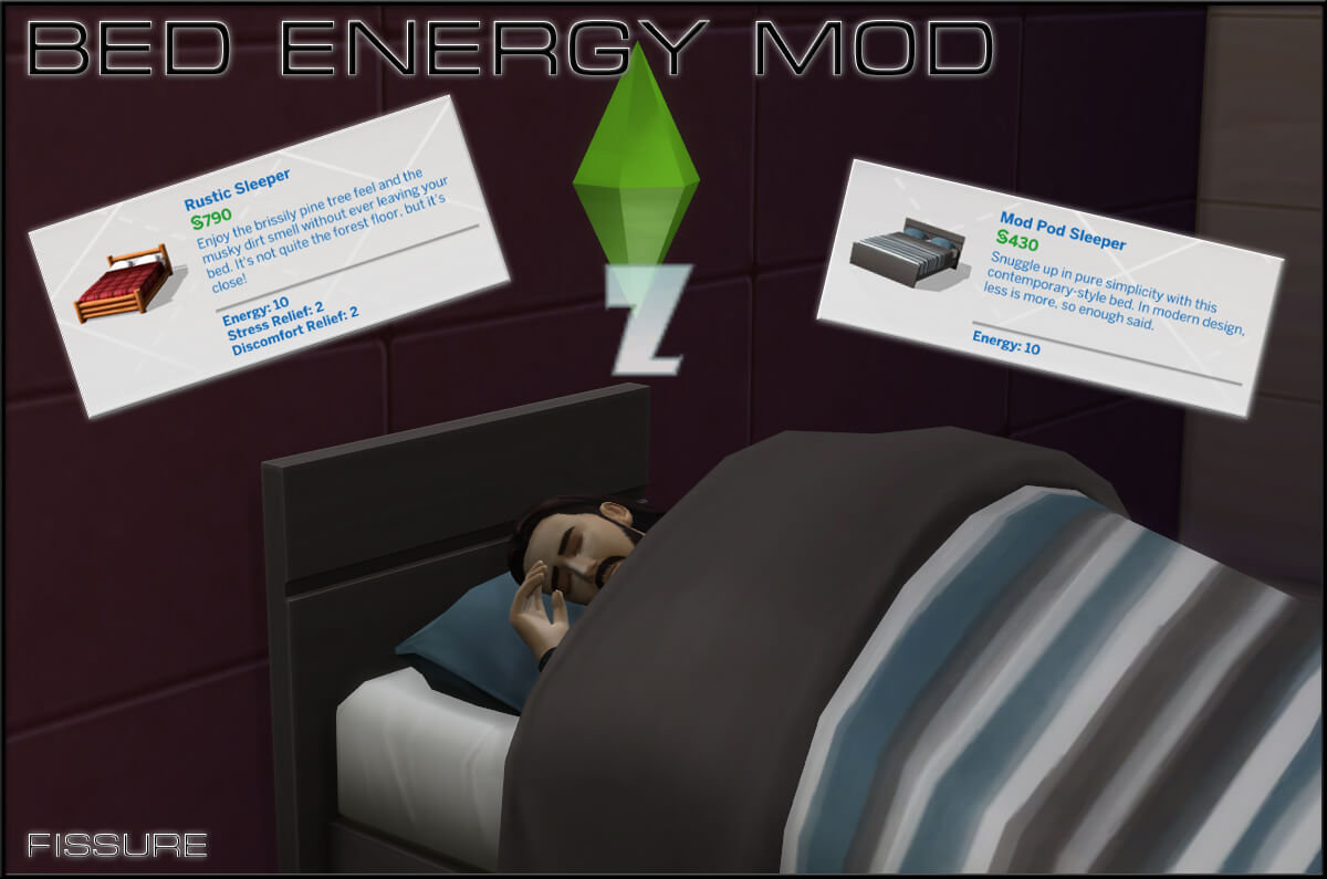 The Sims 4 Bed Energy Mod 10 Energy on all beds Best Sims Mods