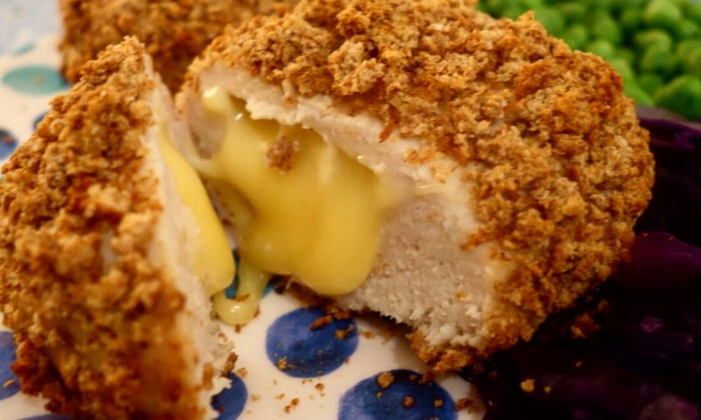 SW recipe Cheese stuffed breaded chicken