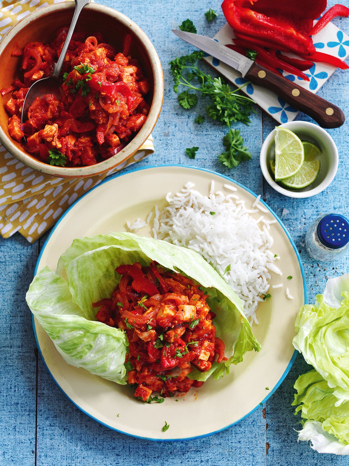 SW recipe Mexican chilli chicken cups Best Slimming World