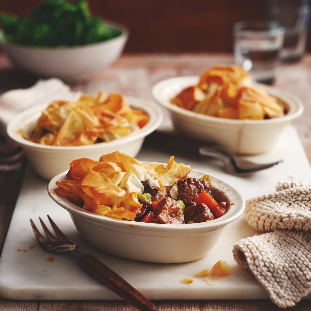 SW recipe Individual steak and mushroom pies Best Slimming World