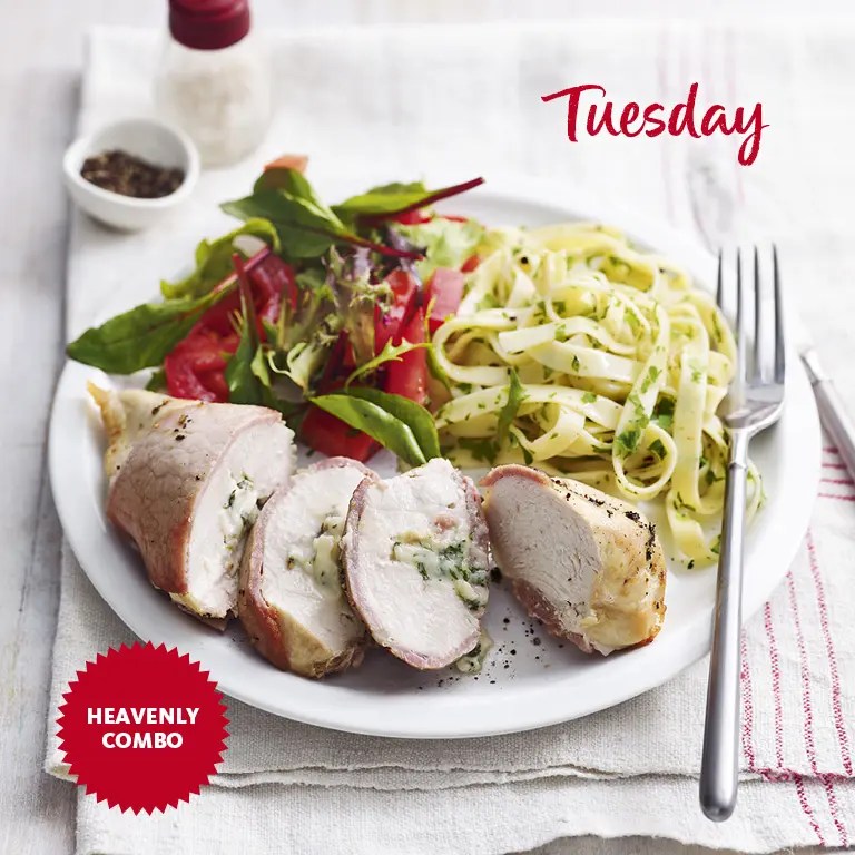 SW recipe Baconwrapped chicken Kiev Best Slimming World