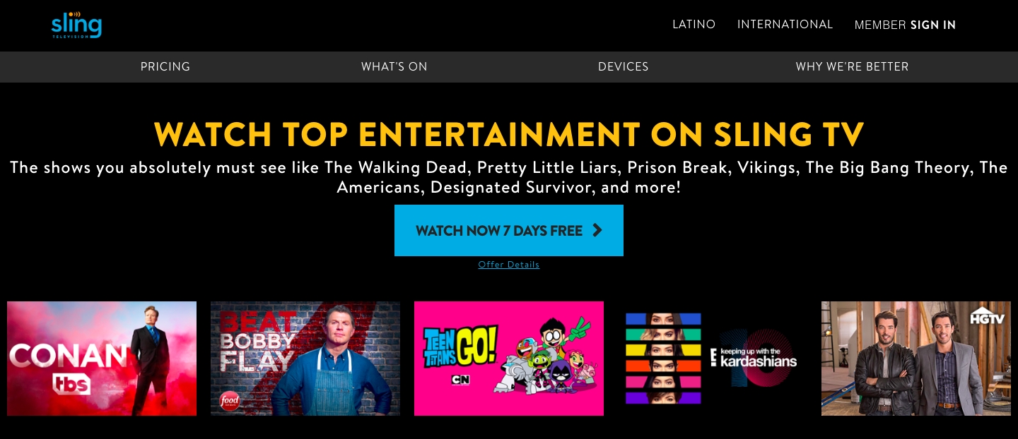 Unblock Sling TV in Bangladesh Watch Sling outside the US