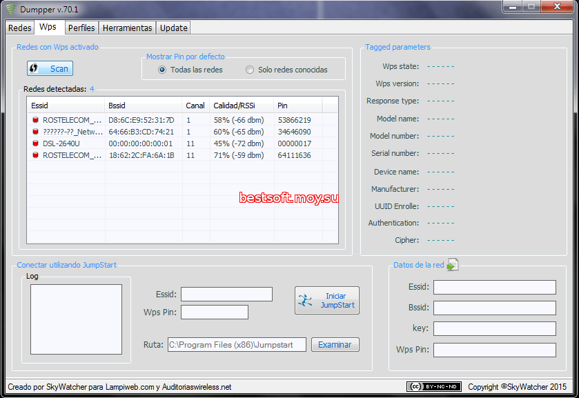 Download latest version of dumpper and jumpstart Tickets