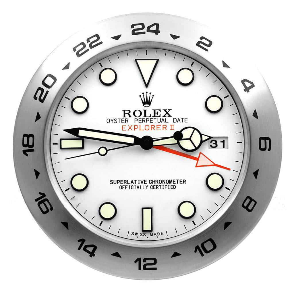 XL ROLEX INSPIRED WALL CLOCK EXPLORER II BRL37