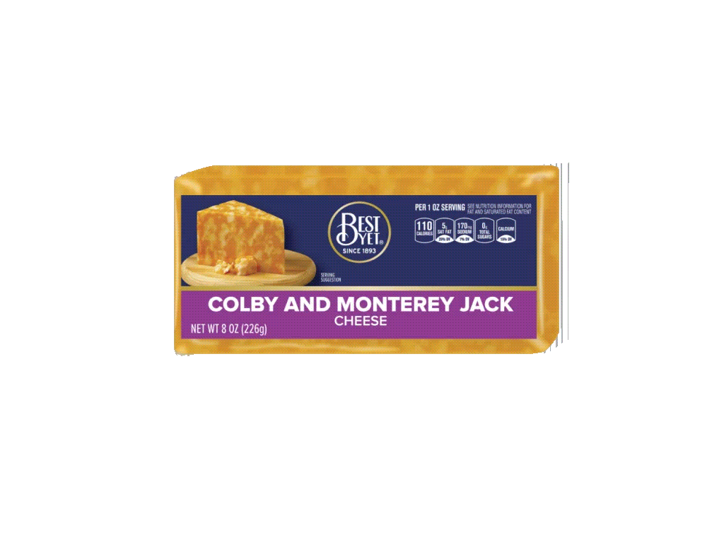 Colby Jack Cheese Bar Best Yet Brand