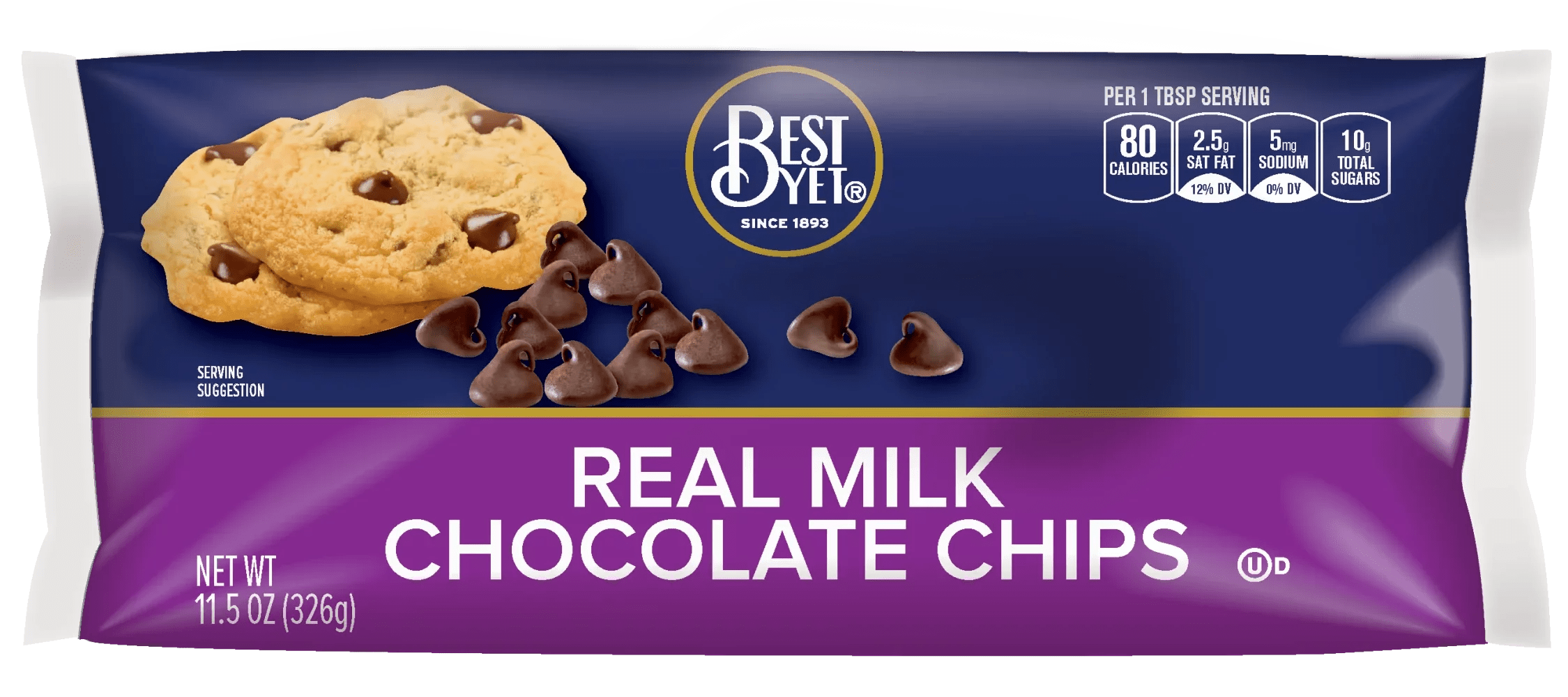 Milk Chocolate Chips Best Yet Brand