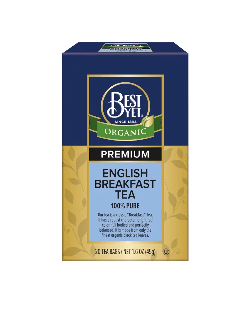 Organic English Breakfast Tea Bags Best Yet Brand