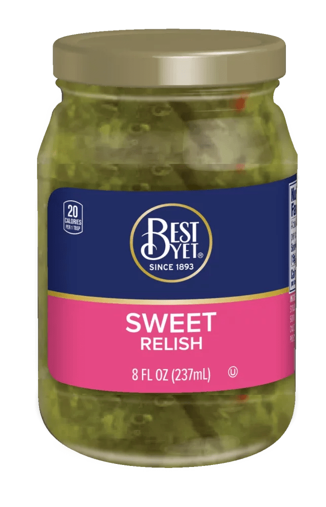 Sweet Pickle Relish Best Yet Brand