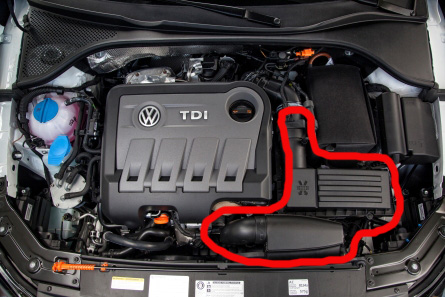 2013 VW passat TDI SEL air filter housing | TDIClub Forums