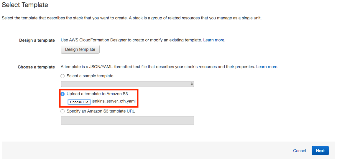 Jenkins Single Server Instance Template