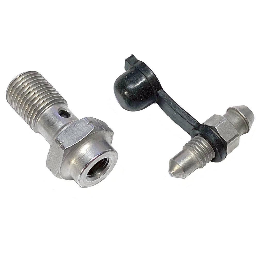M10 x 1 Banjo Bolt With Bleed Nipple Car Builder Solutions