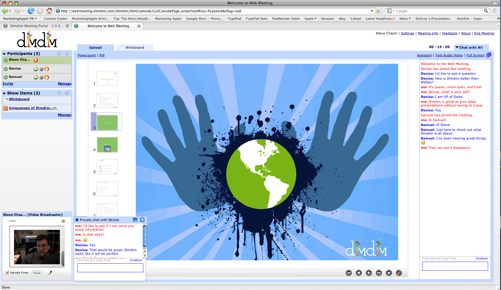 Dimdim Debuts Hosted Web Conferencing Solution TechCrunch