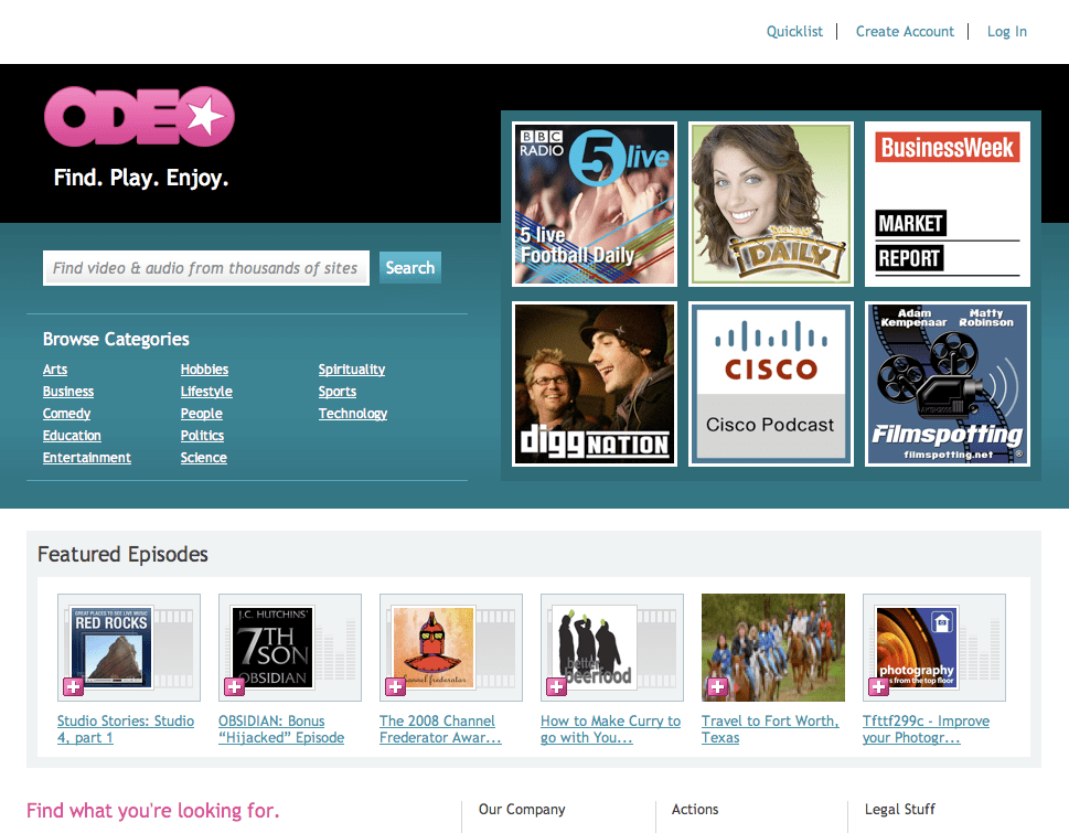 Odeo Giving It Another Go TechCrunch