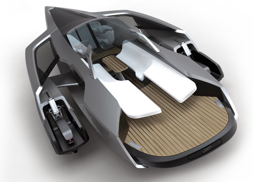 Hybrid Motoryacht Design Powered By Diesel And Electric Jet Skis