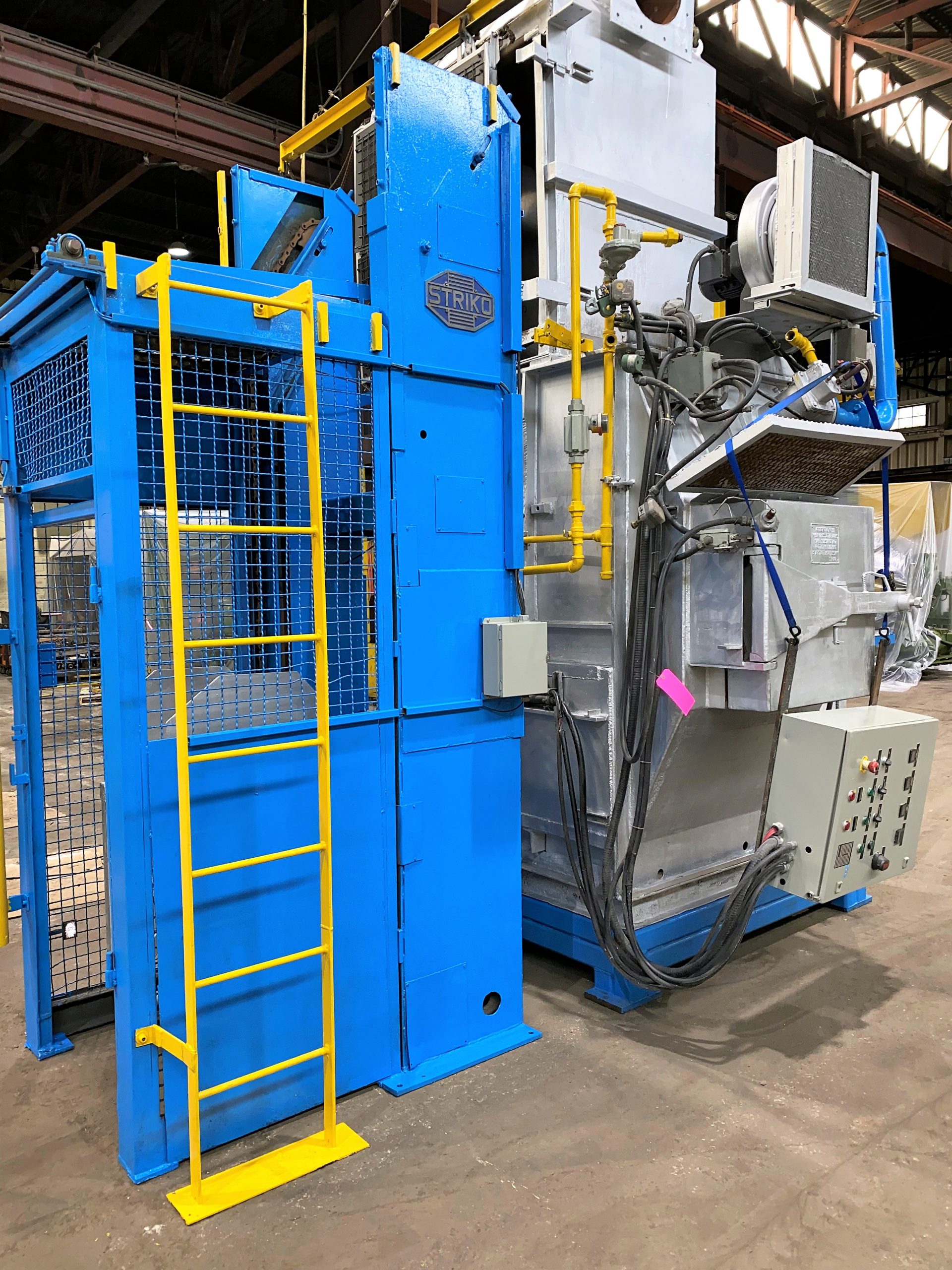 Used Striko Stack Aluminum Melting Furnace For Sale