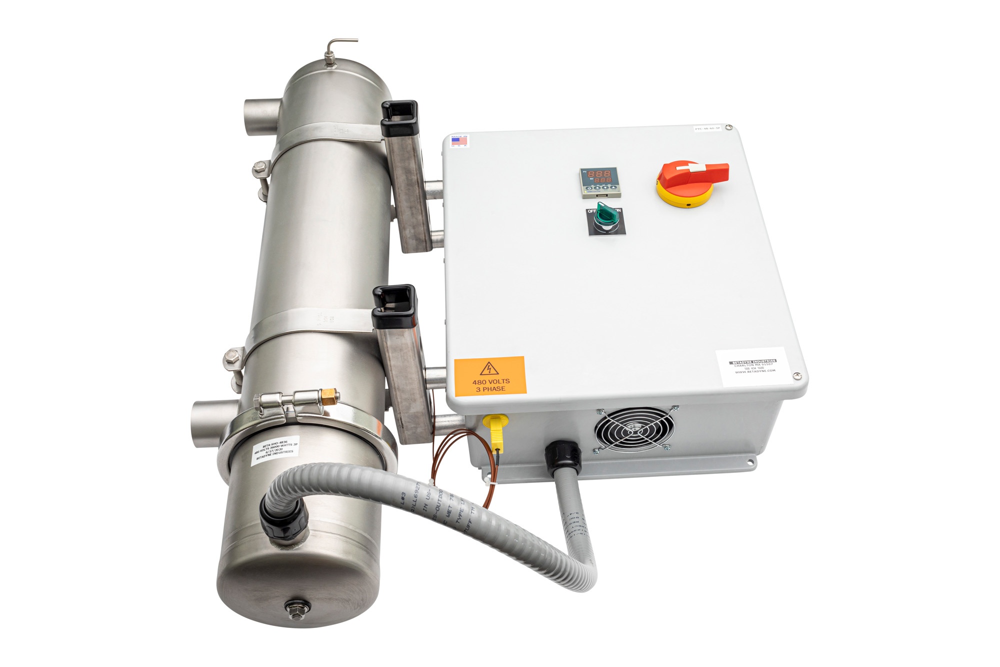 Betadyne Industries di water, solvent, air, immersion heaters
