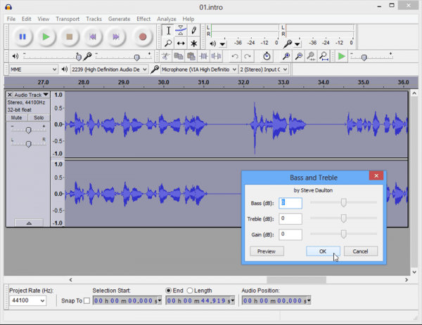 Audacity 2.0.3 offers faster resampling speeds and new effects