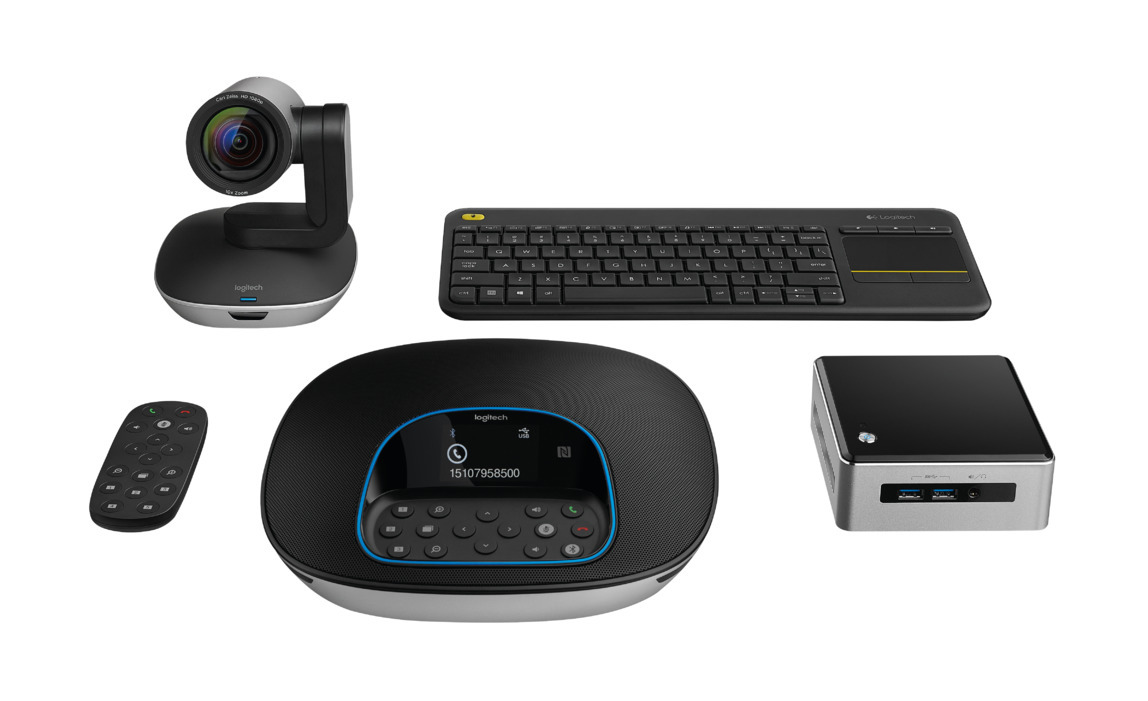 Logitech announces Intel NUCpowered 'ConferenceCam Kit' video