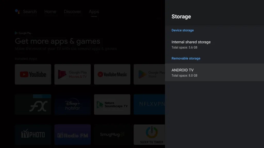How to expand Smart TV internal storage Betechwise