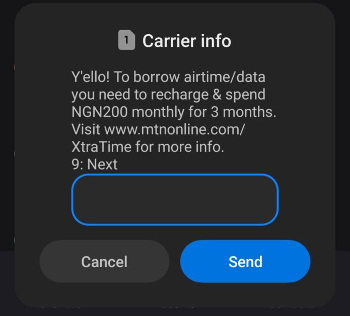 How to Borrow Airtime from MTN using XtraTime Betechwise