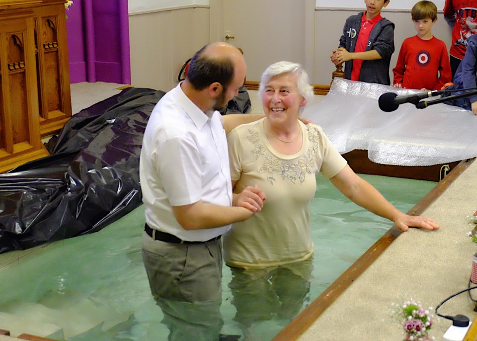 Baptism 2015 Bethany Evangelical Church, Dumfries