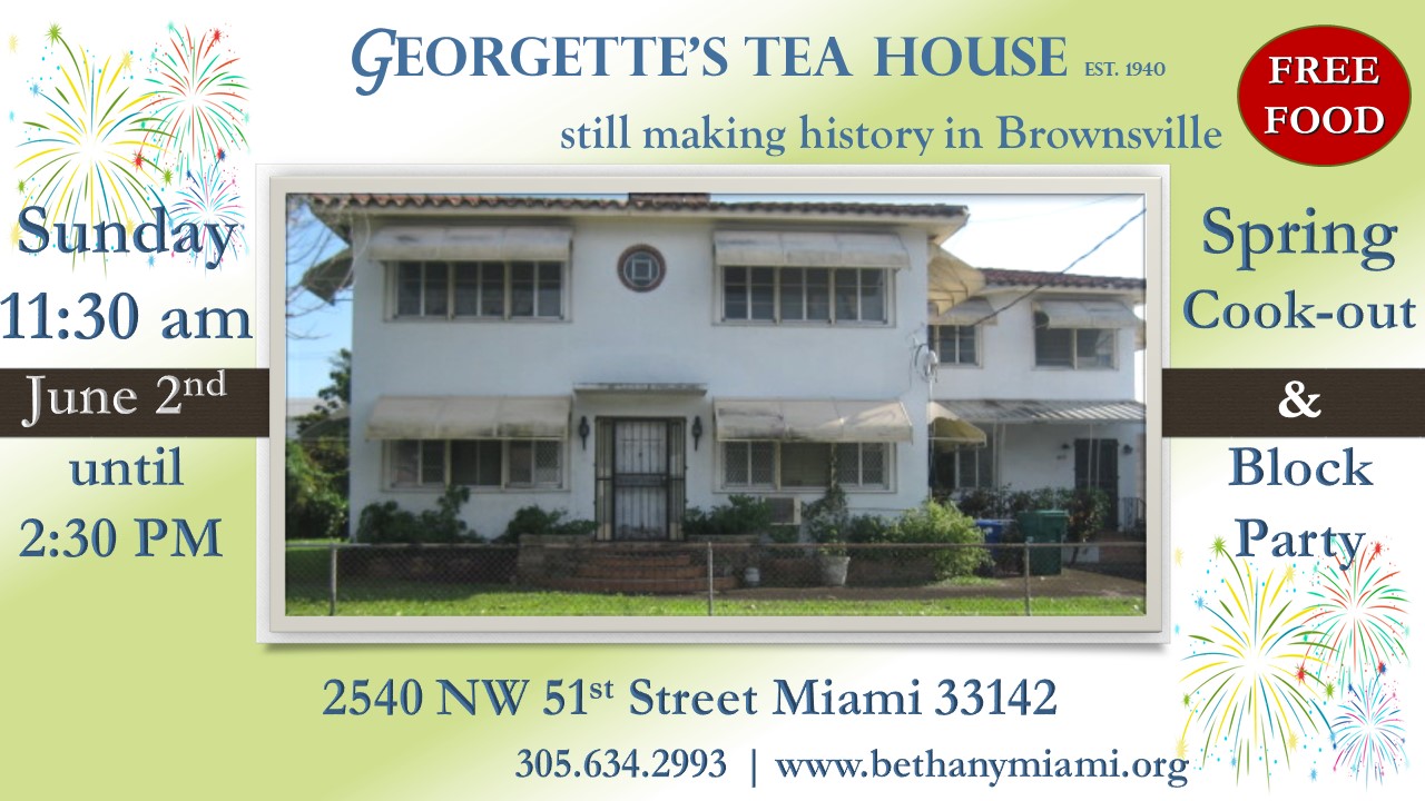 Tea House Cook Out Bethany SDA, Miami FL