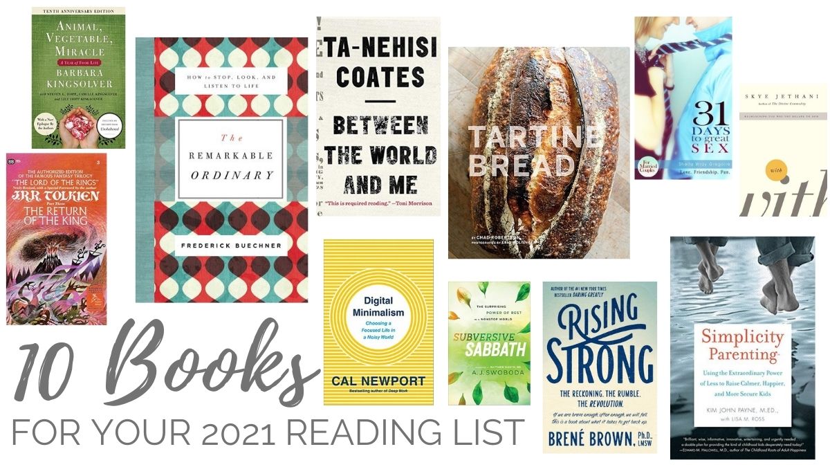 10 Books for your 2021 Reading List Beth Barthelemy
