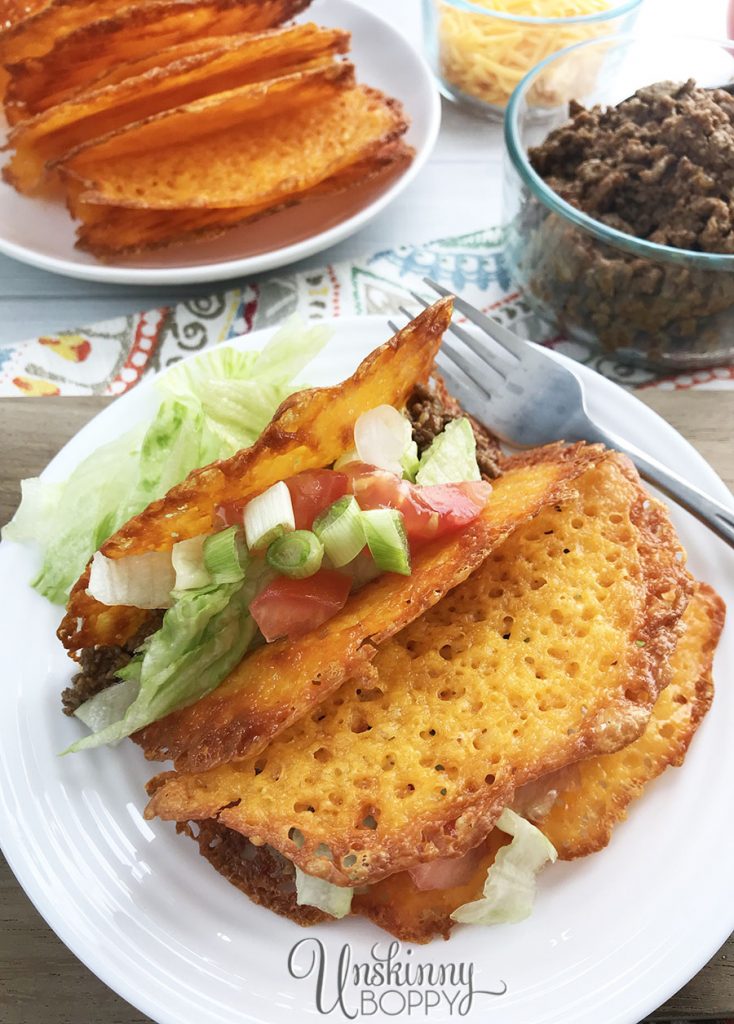 How to Make Keto Cheddar Cheese Taco Shells